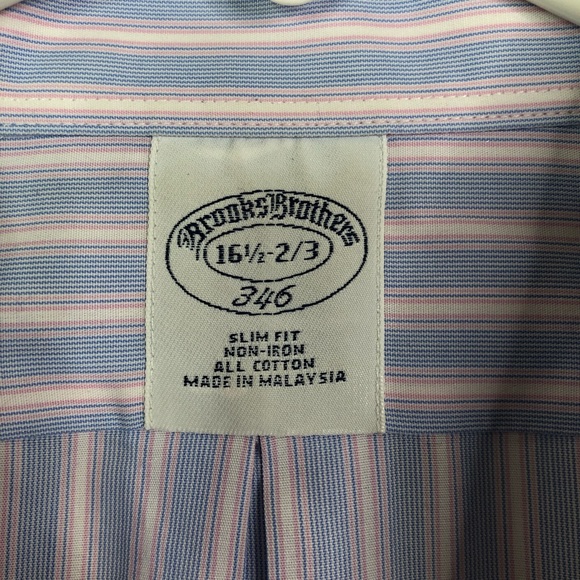 Brooks Brothers Men Button Down Dress Shirt - Picture 3 of 4